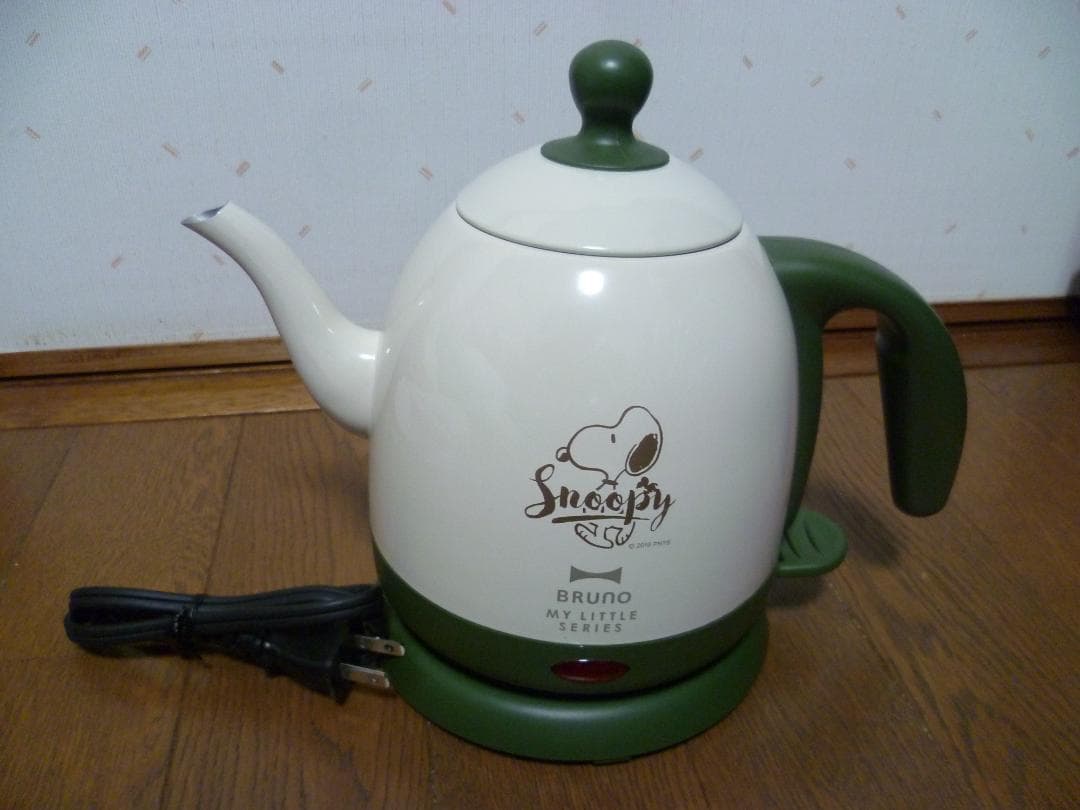 BRUNO ミニポット My Little シリーズ BOE045　スヌーピー Amazon | BRUNO ミニポット My Little シリーズ BOE045-GR (グリーン