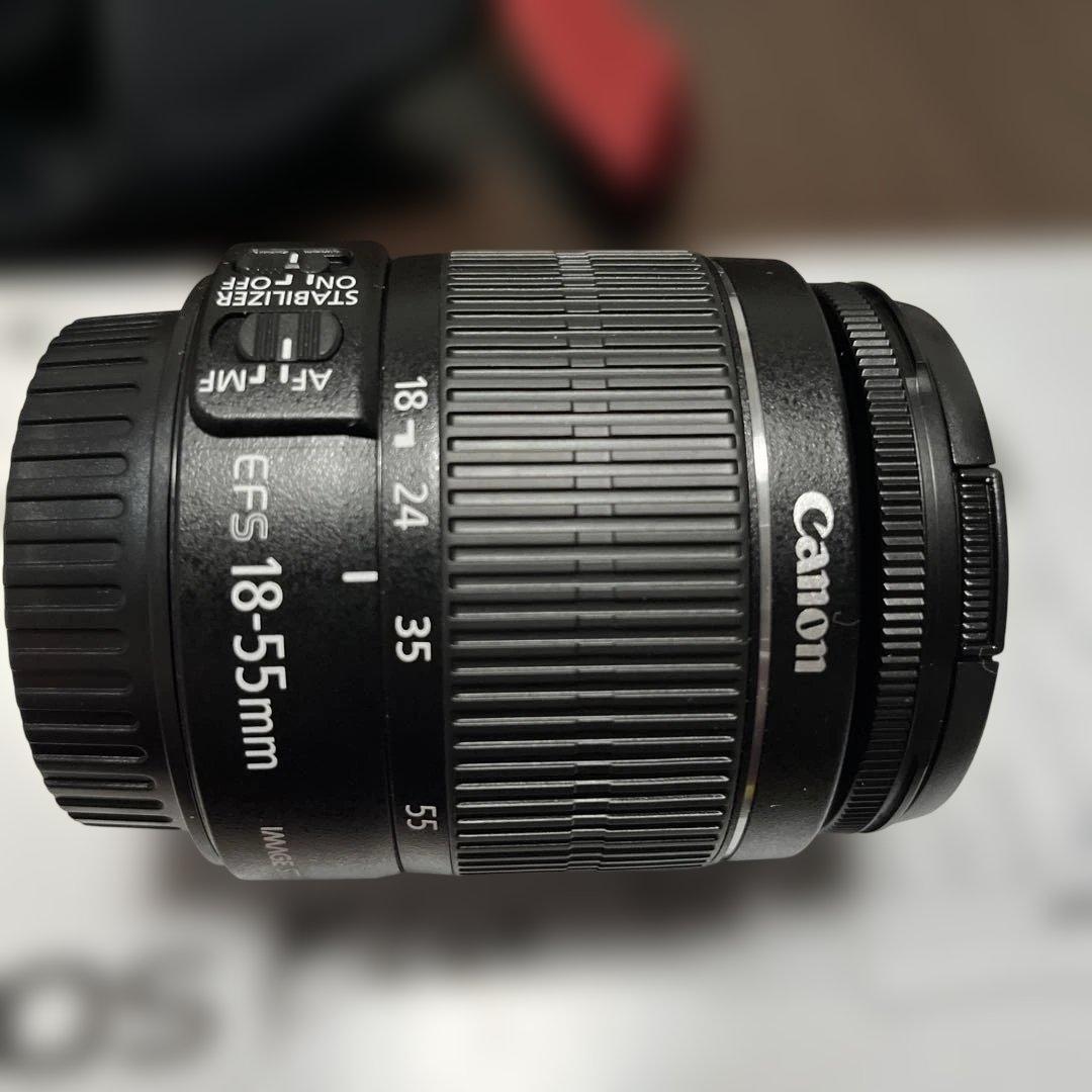 Canon一眼レフ EOS X50 レッド 【レンズ2本付き】