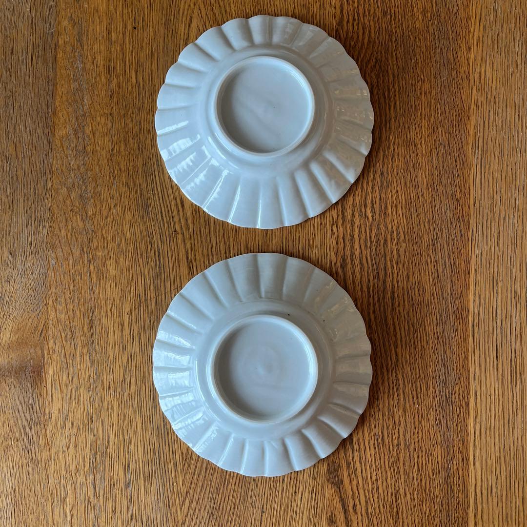 伊藤聡信 白磁輪花皿 2枚セット - メルカリ