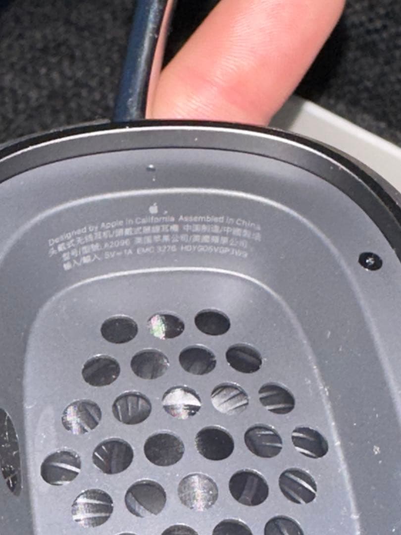 即日発送！ AirPodsMAX 黒 スタンド カバー付き