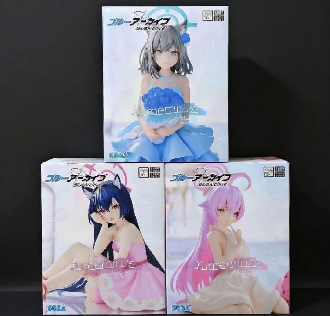 ブルーアーカイブ Yumemirize シロコ＆セリカ＆ホシノ フィギュア