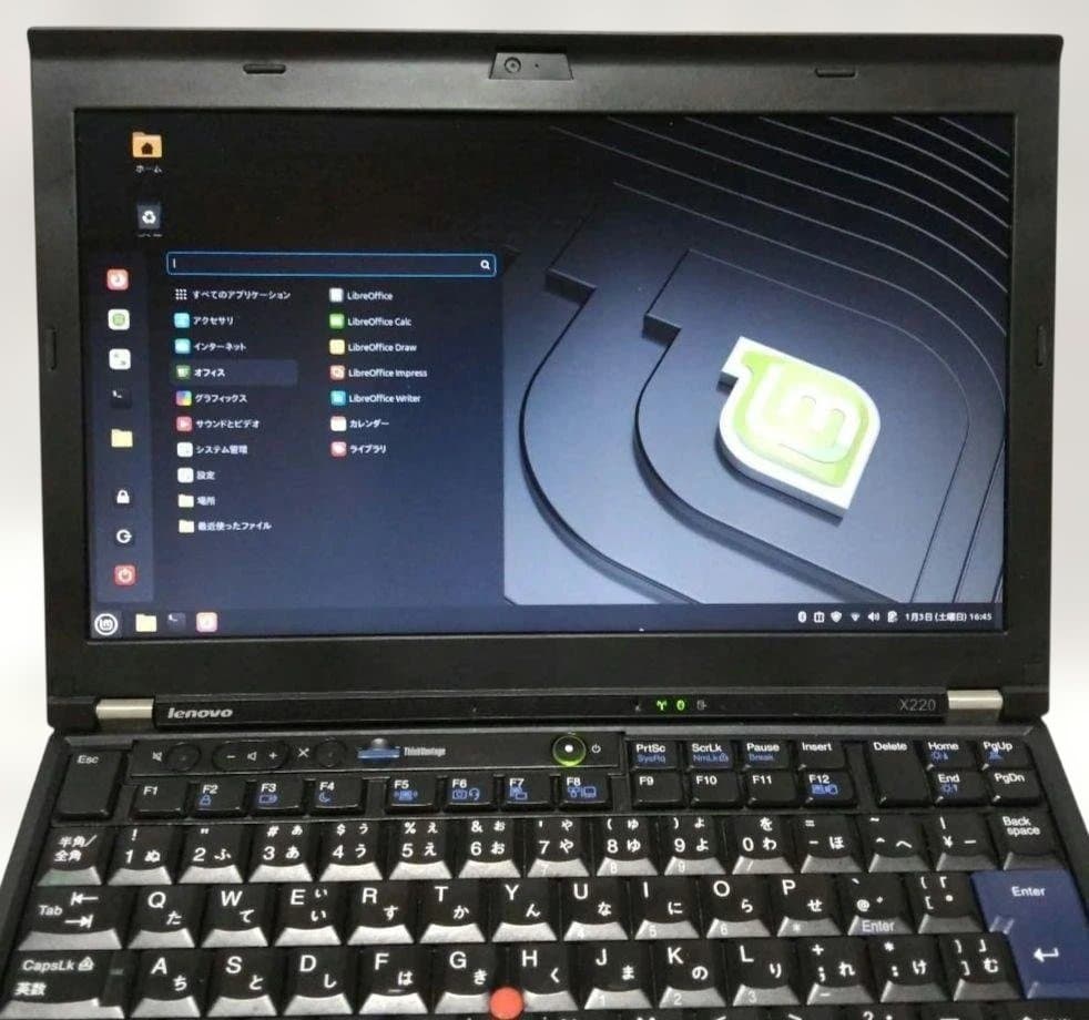 ThinkPad X220　i5／8GB／730GB／オフィス／デュアルブート