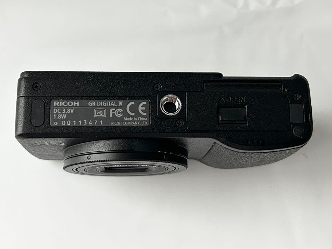【完全動作品】美品 RICOH GR digital IV コンデジ ブラック