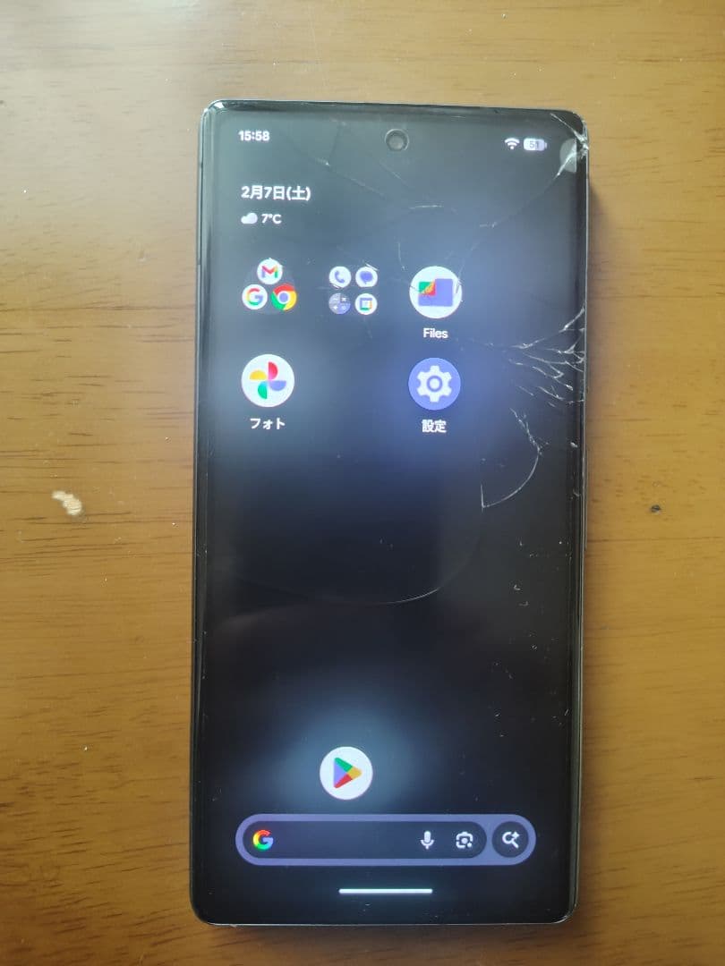 pixel7a 画面割れ Black Google Pixel 7a 画面修理レポート 作業時間40分 | スマホ修理ならiCracked