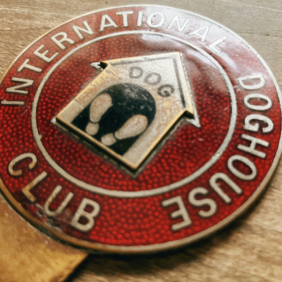 さ*え様 希少⭐️当時物DOGHOUSE CLUB ドッグハウスクラブバッジ