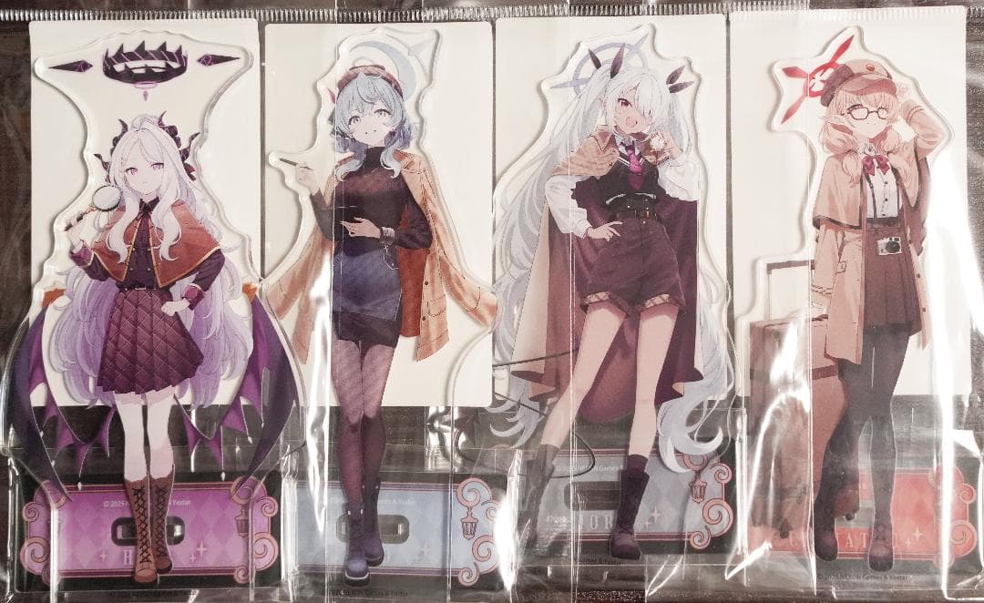 ブルーアーカイブ 風紀委員会 探偵衣装4枚セット アクスタ ブルアカ