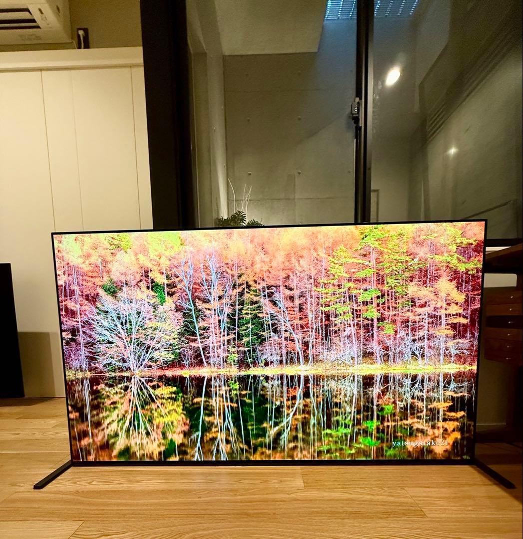 【ブルー】SONY 2021年製 65型 XRJ-65A90J