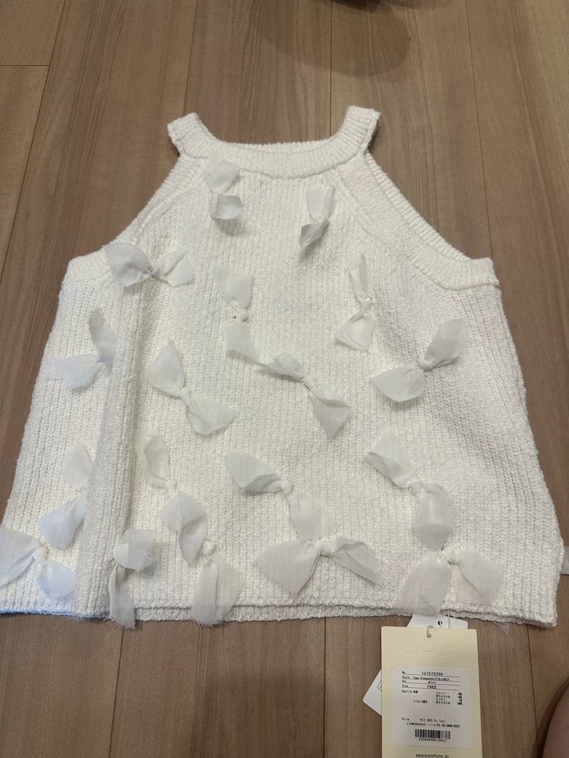 Sea Room Lynn シールームリン リボンニットタンク Sea Room Lynn シールームリン リボンニットタンク