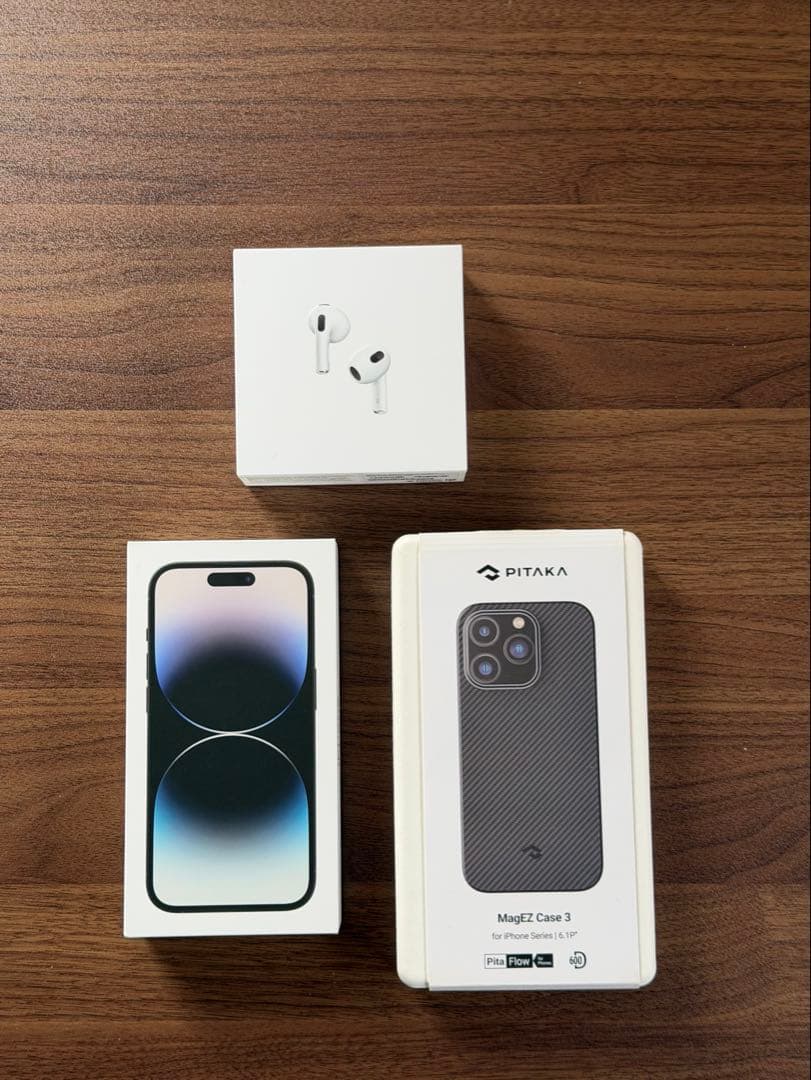 iPhone14 pro &PITKAケース&airpods(第3世代) iPhone 14シリーズ用スマホケース PITAKA MagEZ Case 3 – PITAKA Japan