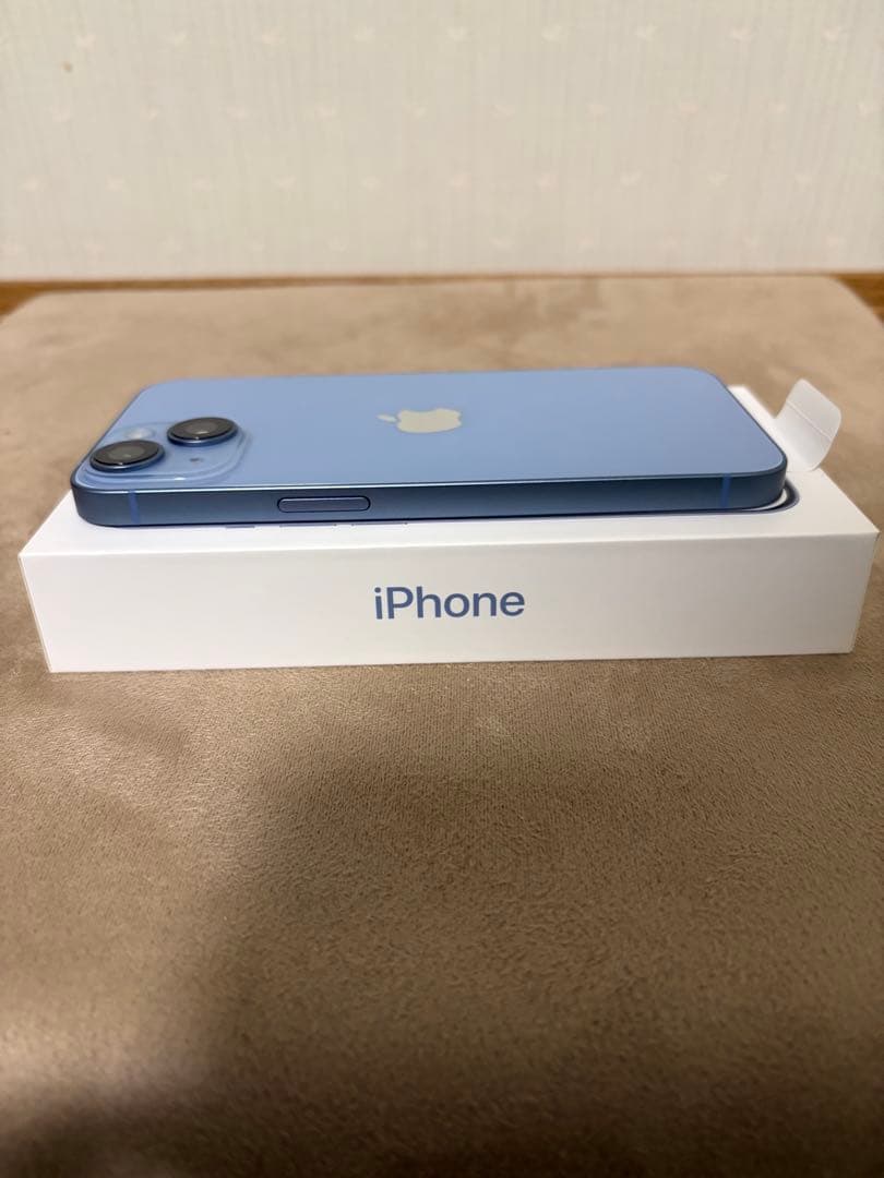 Apple iPhone 14 本体 箱ケーブル付き　ブルー