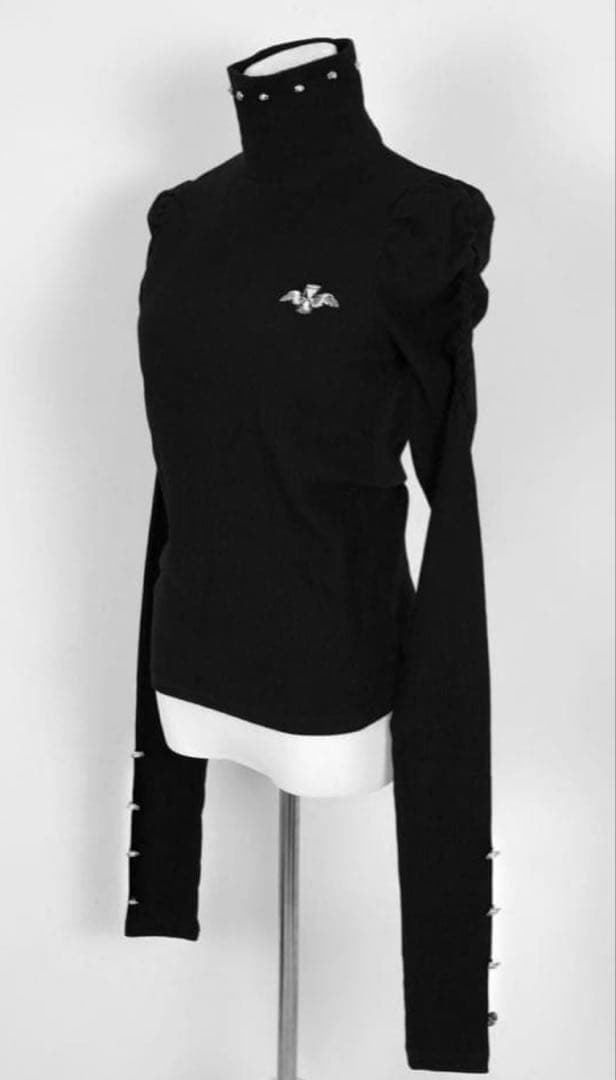 dimmoire くしゅくしゅニットトップス ブラック - メルカリ