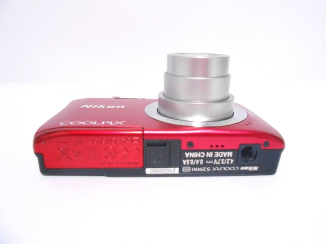 【お値下げ歓迎・美品】　ニコン　Nikon COOLPIX S2900 レッド