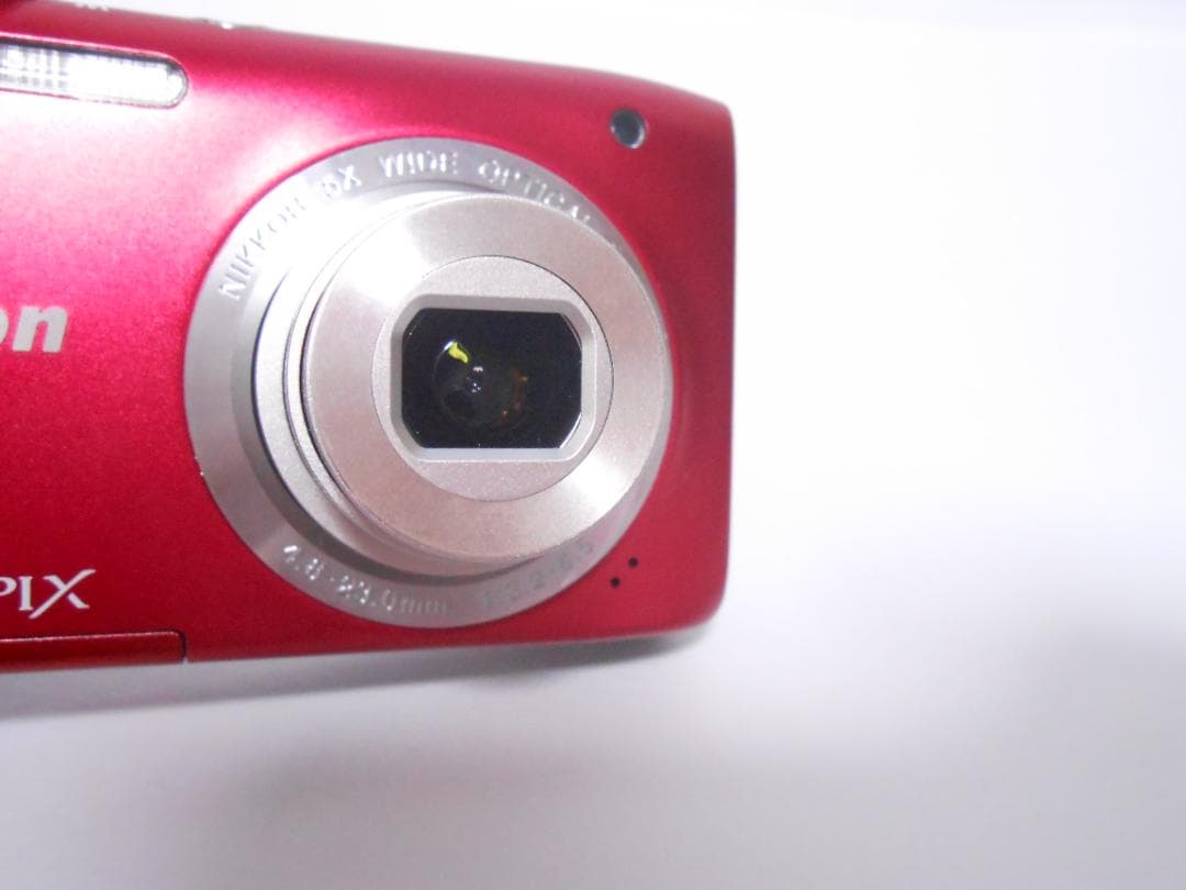 【お値下げ歓迎・美品】　ニコン　Nikon COOLPIX S2900 レッド