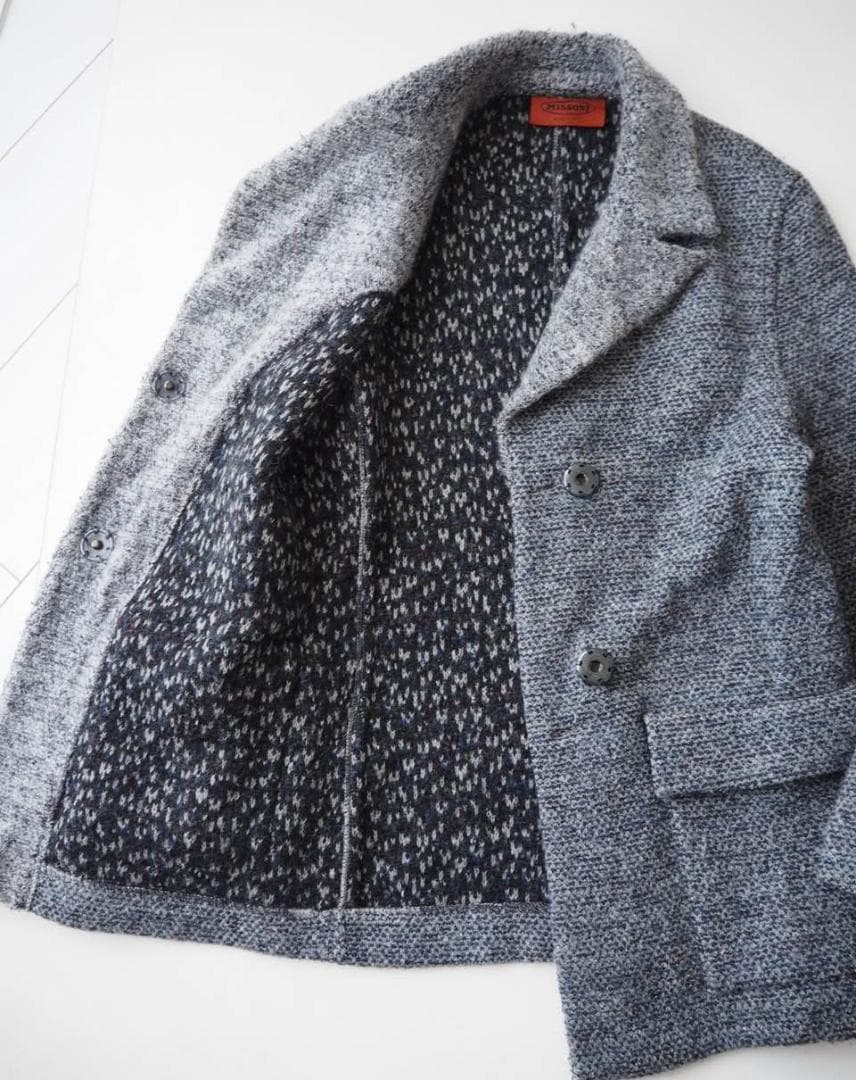 ベッティ様MISSONI ミッソーニ ニットジャケット モヘア コート 48の