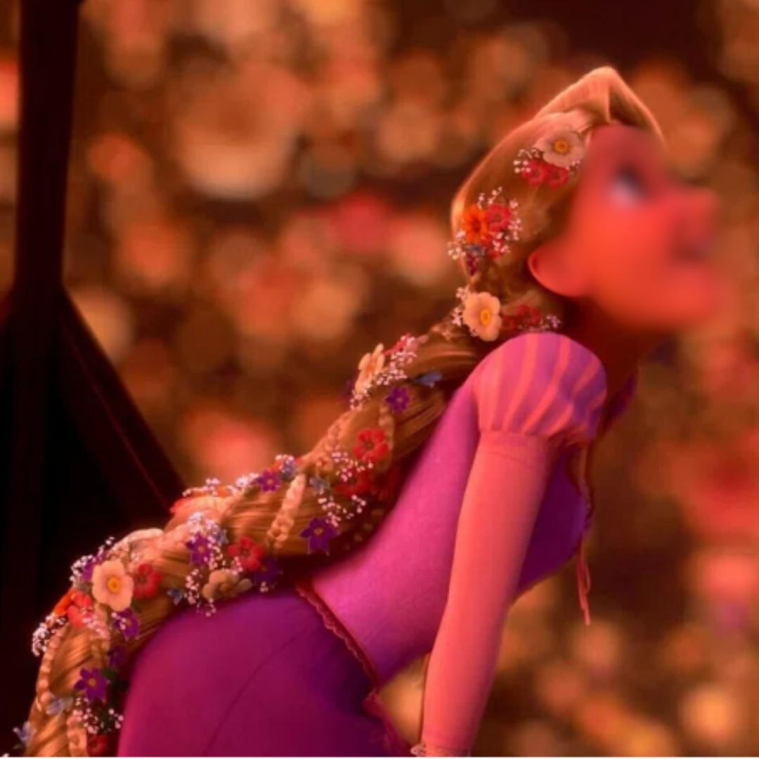 フラワーヘアクリップ ラプンツェル モアナ ディズニー プリンセス