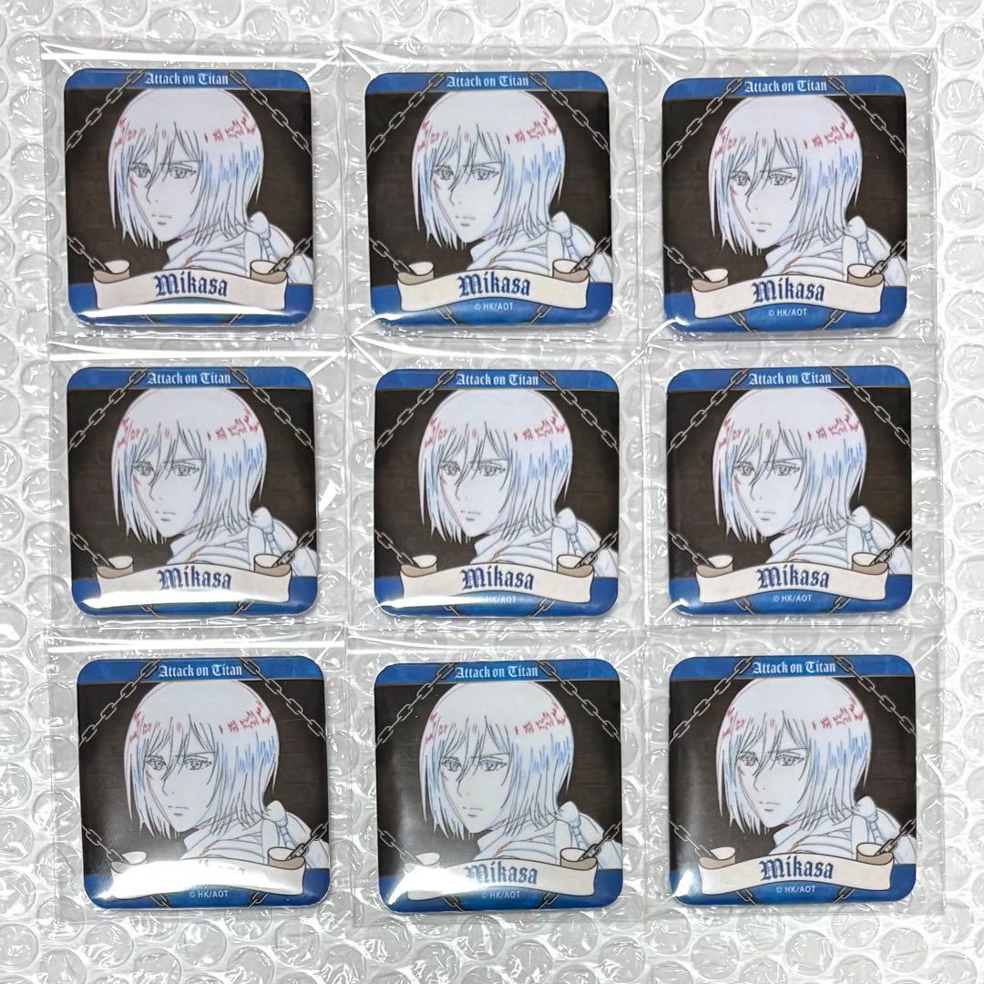 進撃の巨人 ミカサ 缶バッジ 調査兵団 WIT