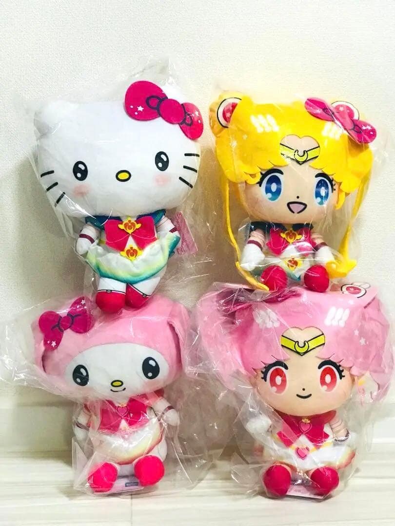 ❤希少・新品・タグ付き❤ セーラームーン ハローキティ マイメロ ぬいぐるみ サンリオ ハローキティぬいぐるみボールチェーン2 (サンリオぬいぐるみ