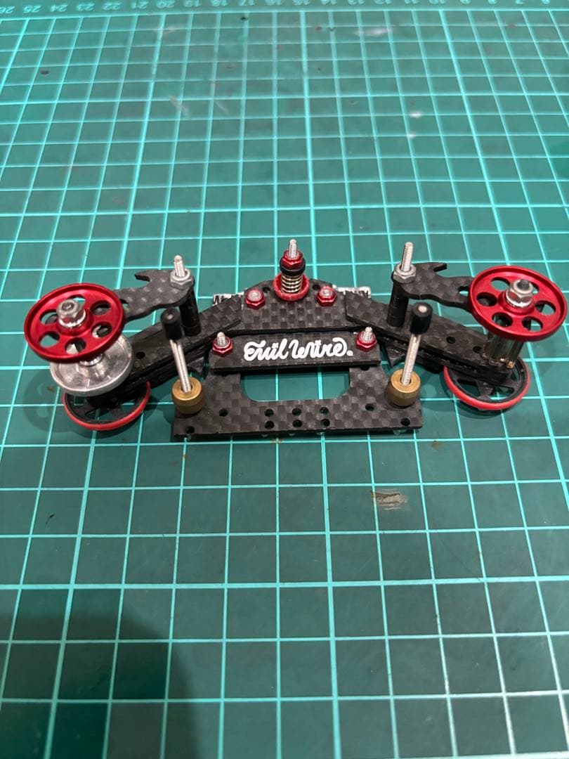 ミニ四駆 フロント2軸AT左右独立スラダン リアCCアンカー フルカーボン