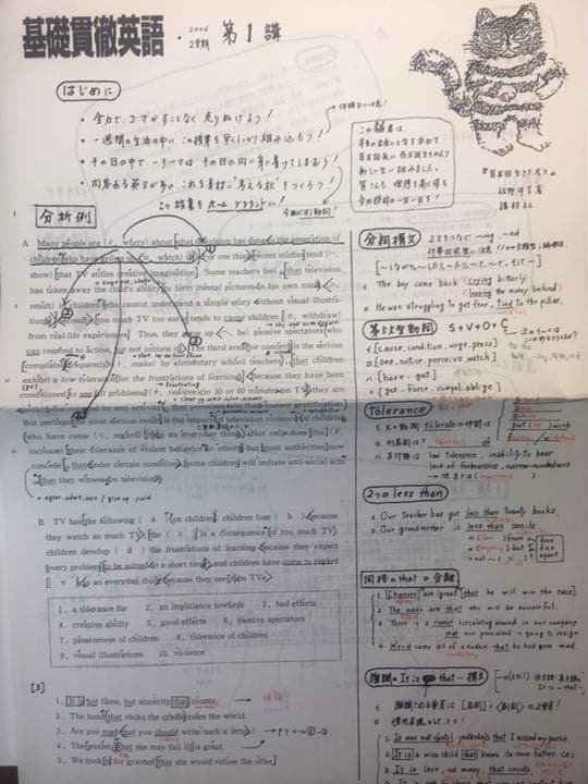 元代ゼミ河合塾芦川進一編2006後期公開単科ゼミ急がば回れ基礎貫徹英語