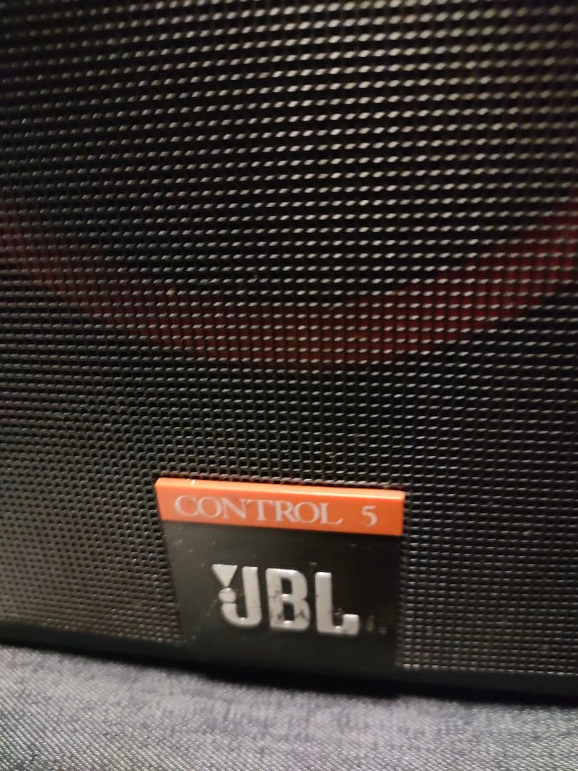 JBL Control 5 オレンジ色！新品エッジ（Ｒ７/５月交換）の激レア物！