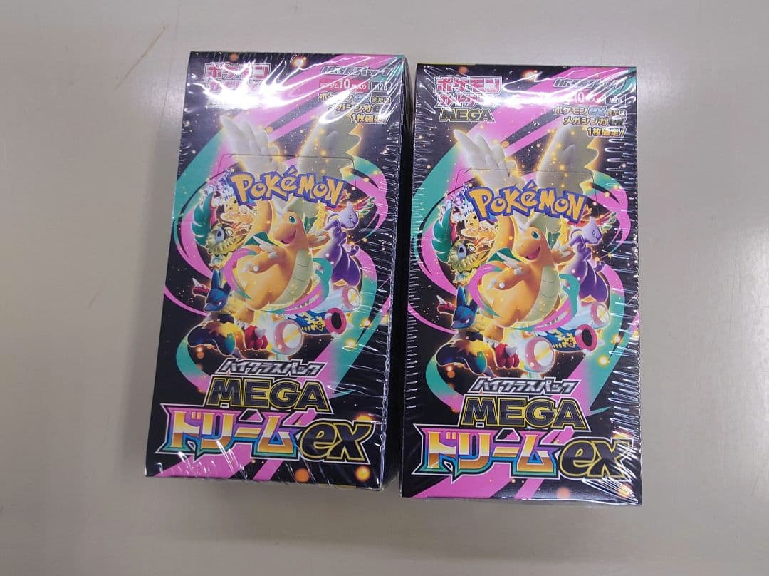 【即日発送】MEGAドリームex box 未開封 シュリンク付き　2box ポケモンカード MEGAドリームex BOX 未開封 シュリンク付き2BOX - メルカリ