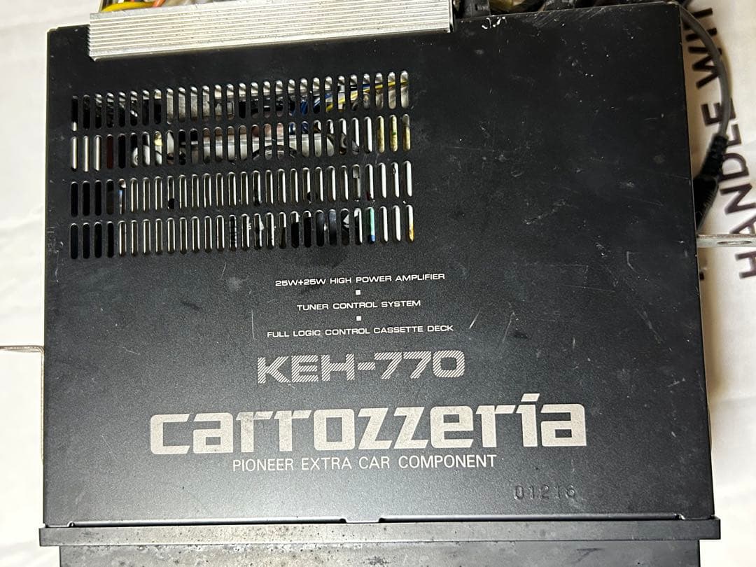 希少carrozzeria KEH-770 カーオーディオコンポーネント他セット
