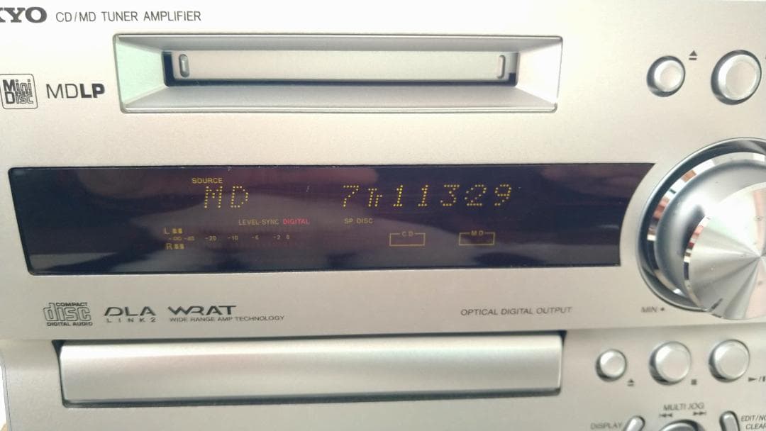 ONKYO FR-7GX （CD/MD チューナーアンプ）動作品