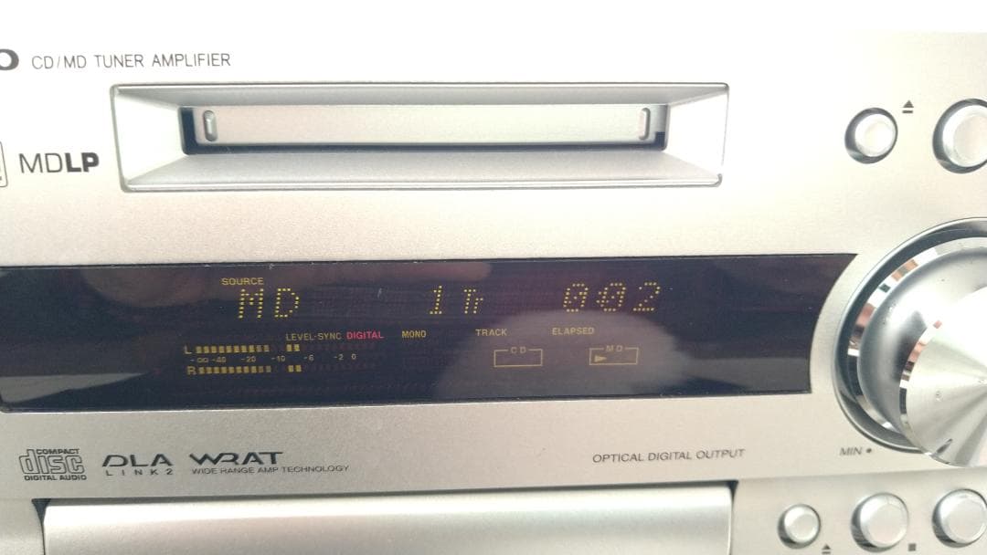 ONKYO FR-7GX （CD/MD チューナーアンプ）動作品