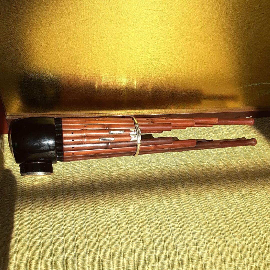雅楽 笙 本煤竹 乱節 - メルカリ