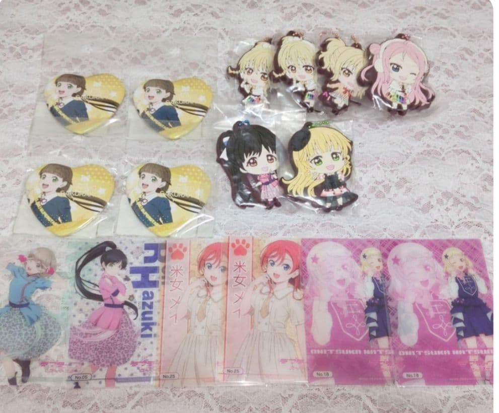 ラブライブ グッズ まとめ売り セット ハート缶バッジ 桜小路きな子