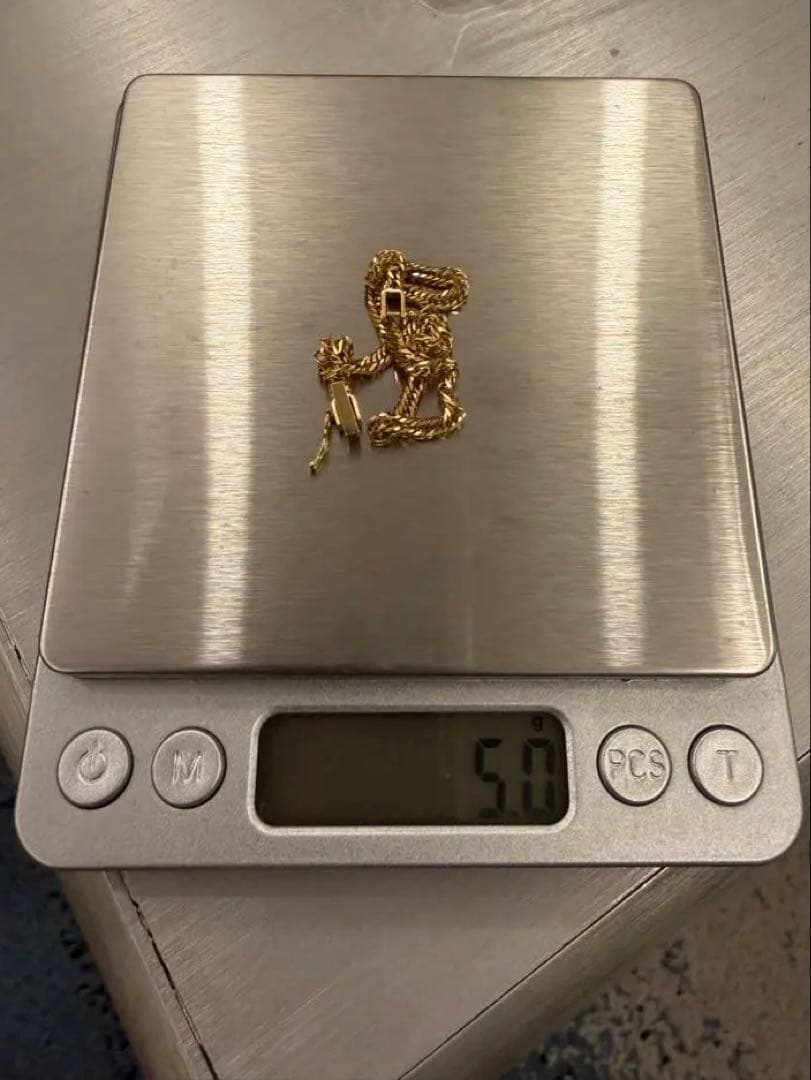 K18(18金) 喜平ブレスレット 12面トリプル 5.0g 約17.5cm