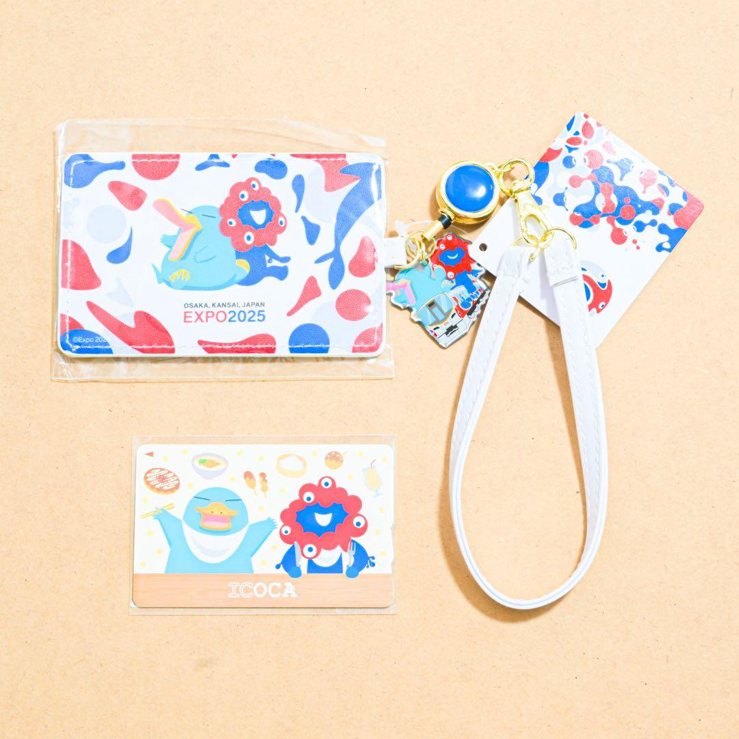 関西万博 JR西日本限定 万博限定デザイン ICOCA オリジナル合皮パス