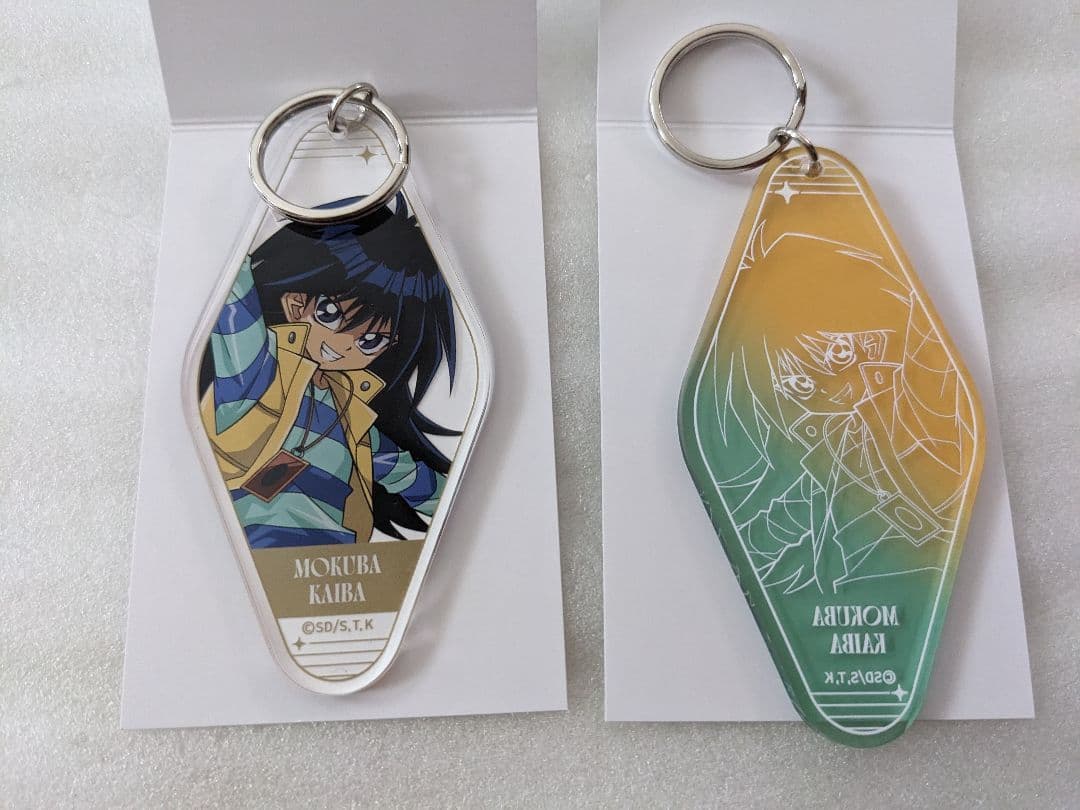 遊戯王 カフェ 海馬モクバ モーテルキー風アクリルキーホルダーA、B