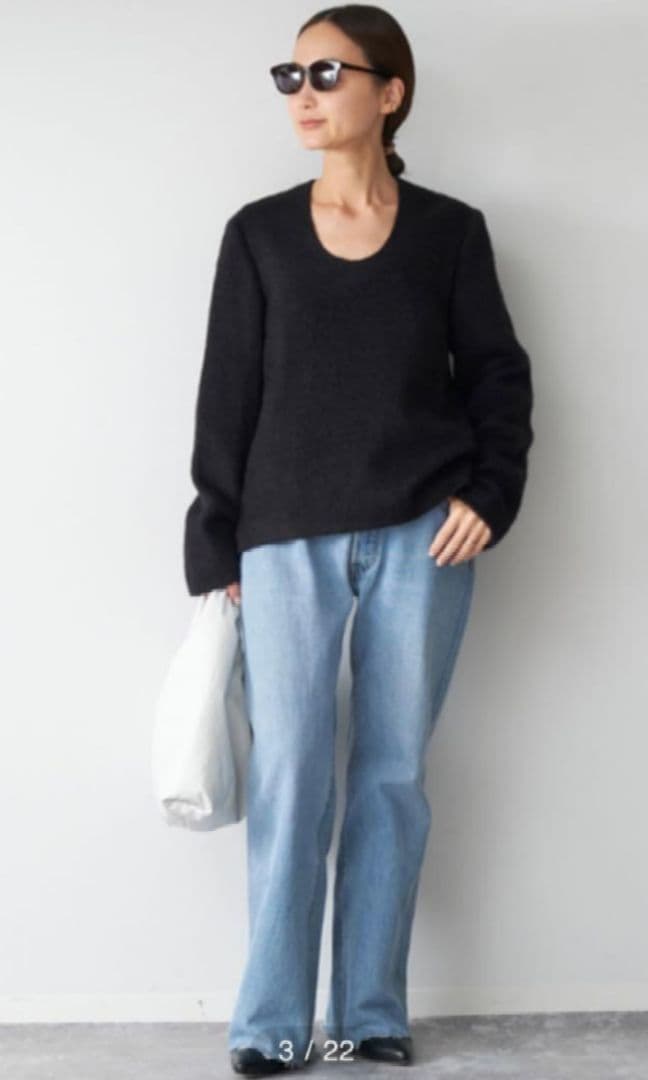 plage shaggy ブラウス ブラック ファーニット タグ付 未使用 - メルカリ