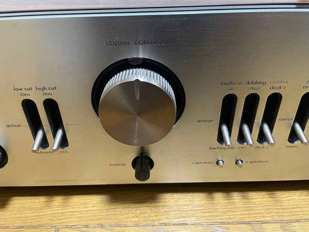 LUXMAN L-80V 音出しOK ジャンク プリメインアンプ メペ