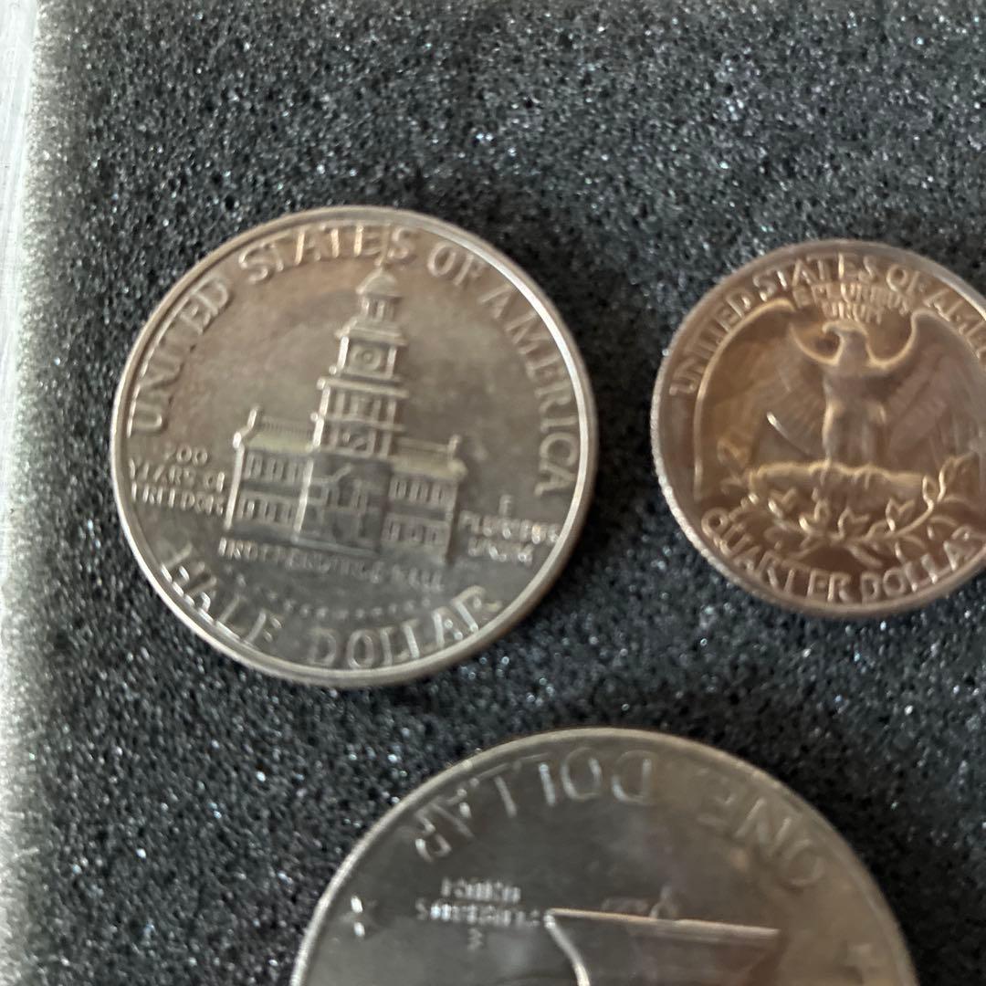 1976年記念硬貨セット アイゼンハワー 1ドル硬貨 アメリカ独立200周年