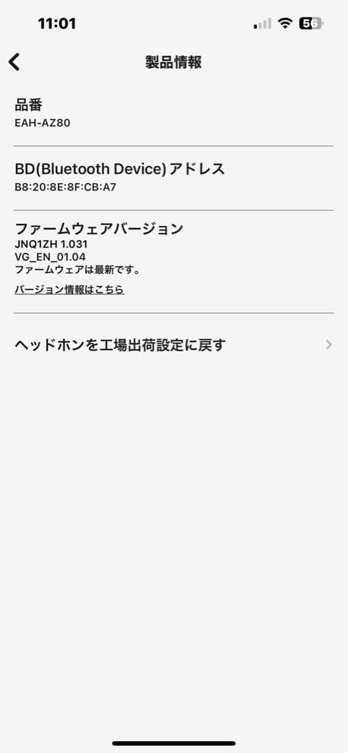 【ほぼ未使用】右耳のみ Technics EAH-AZ80 シルバー