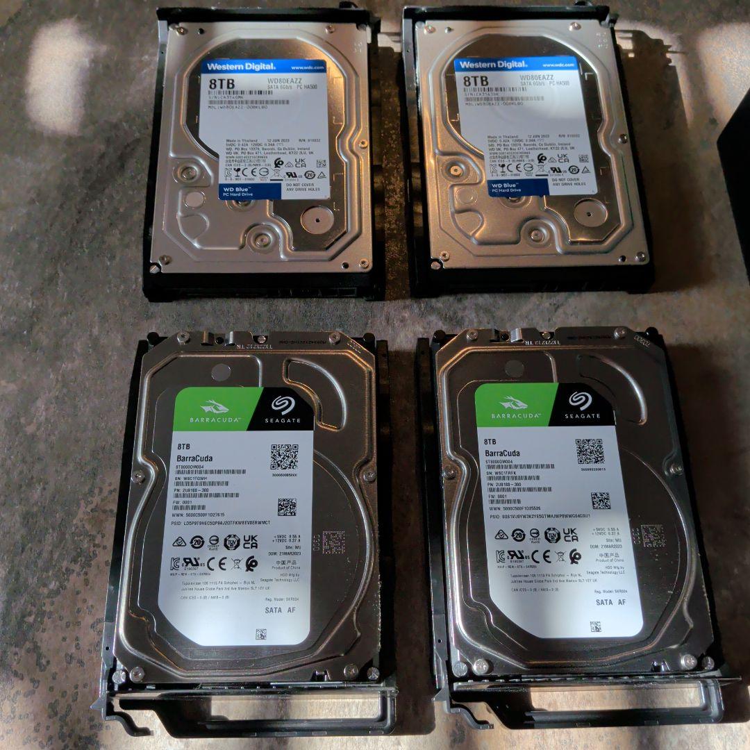 QNAP TS-453d WD & Seagate 8TB HDD 4台セット - メルカリ