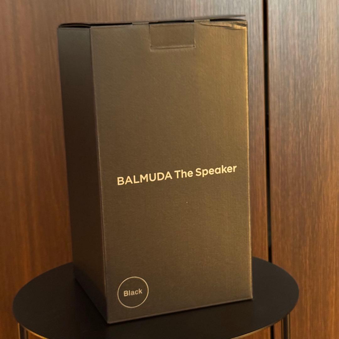 バルミューダ スピーカー M01A-BK ブラック