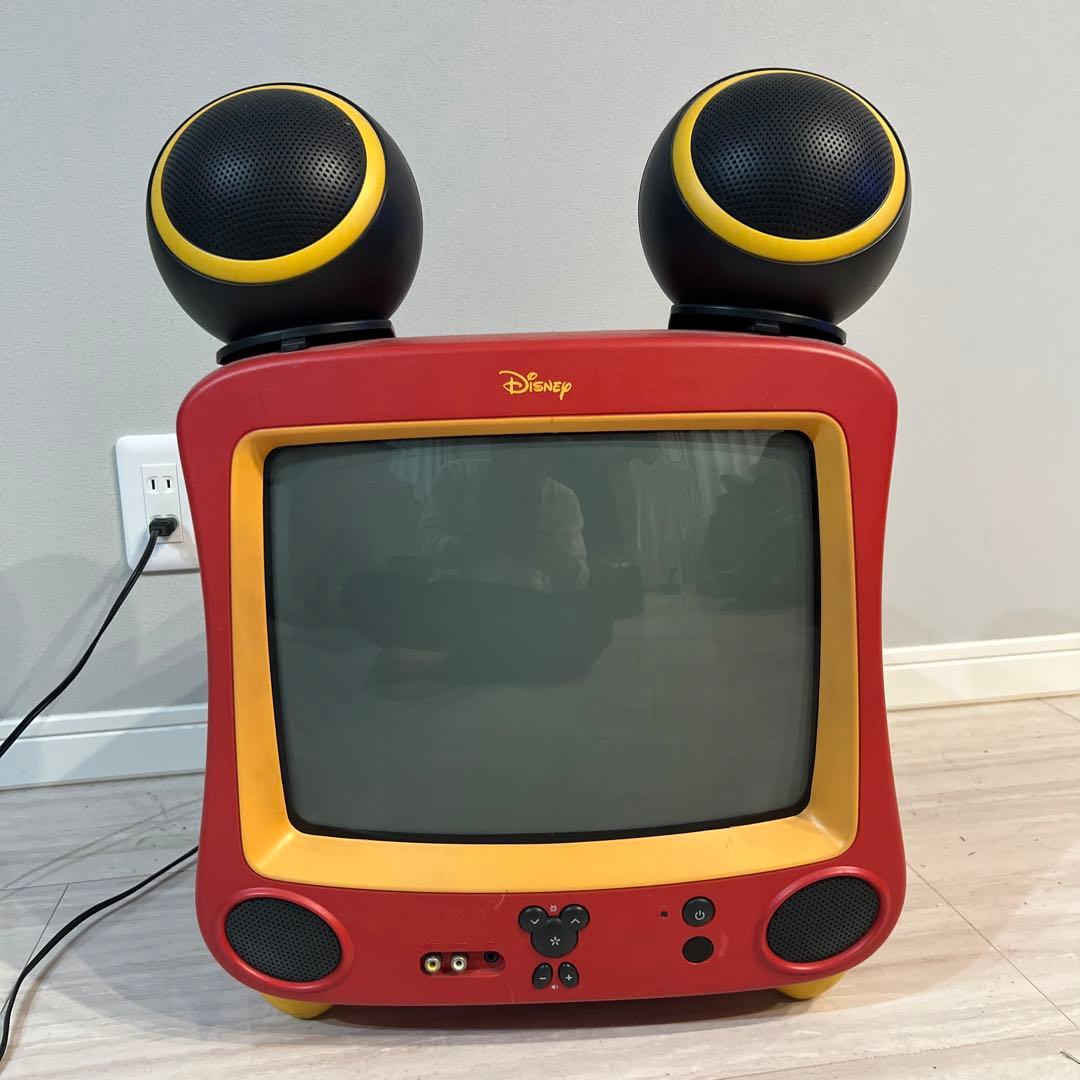 ミッキーテレビ◾️ディズニーインテリアンティークかわいいブラウン管