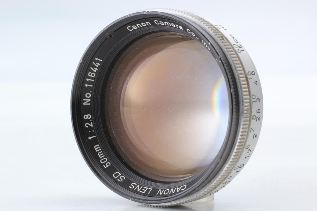 [美品整備済] ベージュ Canon Demi C 50 & 28mm 1139