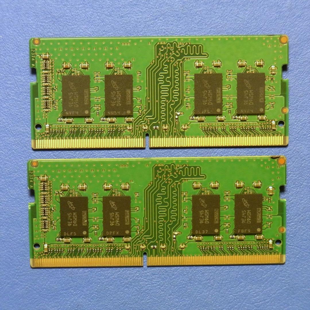 Micron DDR4-2666V ノート用メモリ8GB×2枚セット合計16GB