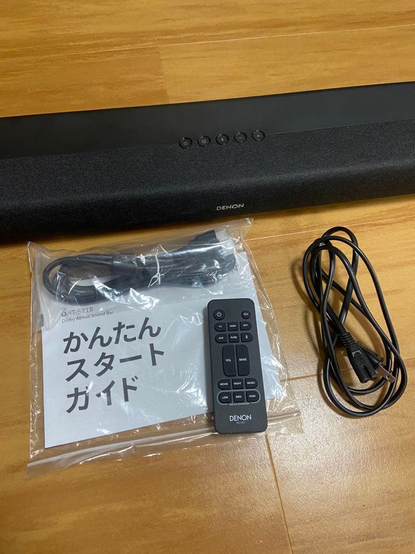 DENON DHT-S218 サウンドバー (2024年製)