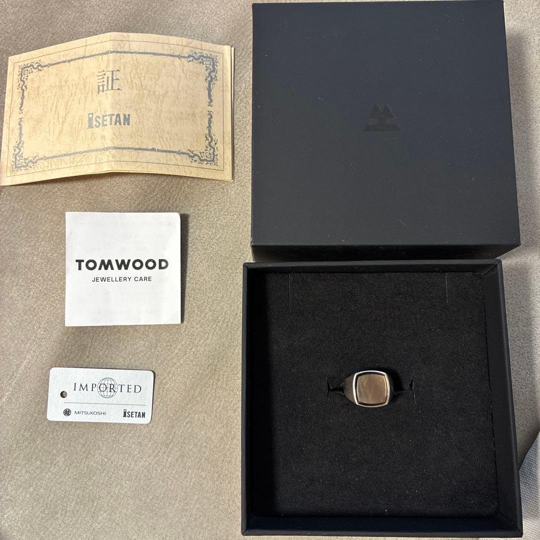 トムウッド　リング　指輪　シルバー　マザーオブパール TOM WOOD（トムウッド） 指輪 リング 「TOMWOOD/トムウッド」ホワイト