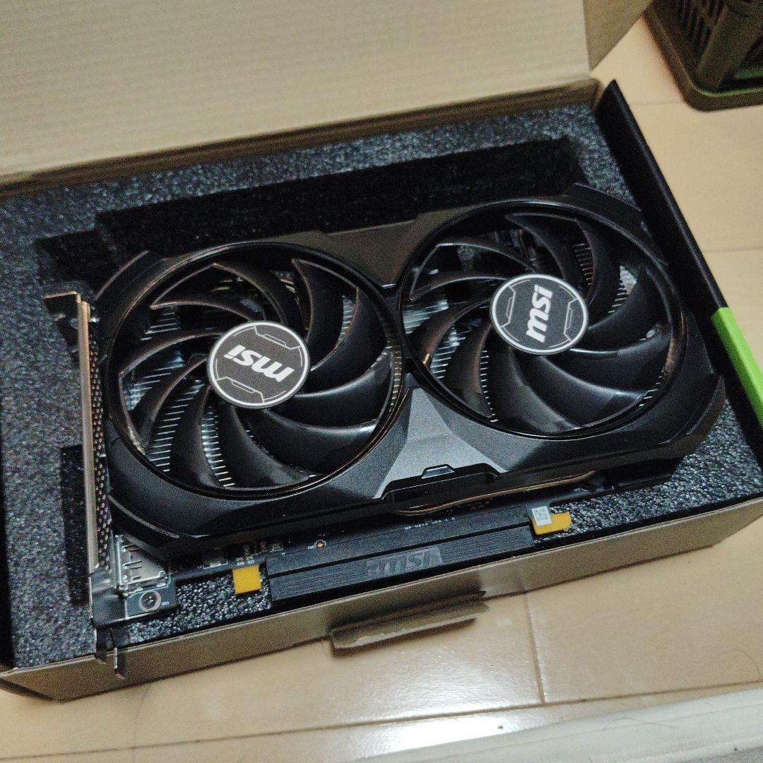 【新品】【保証あり】MSI GeForce RTX 4060 Ventus