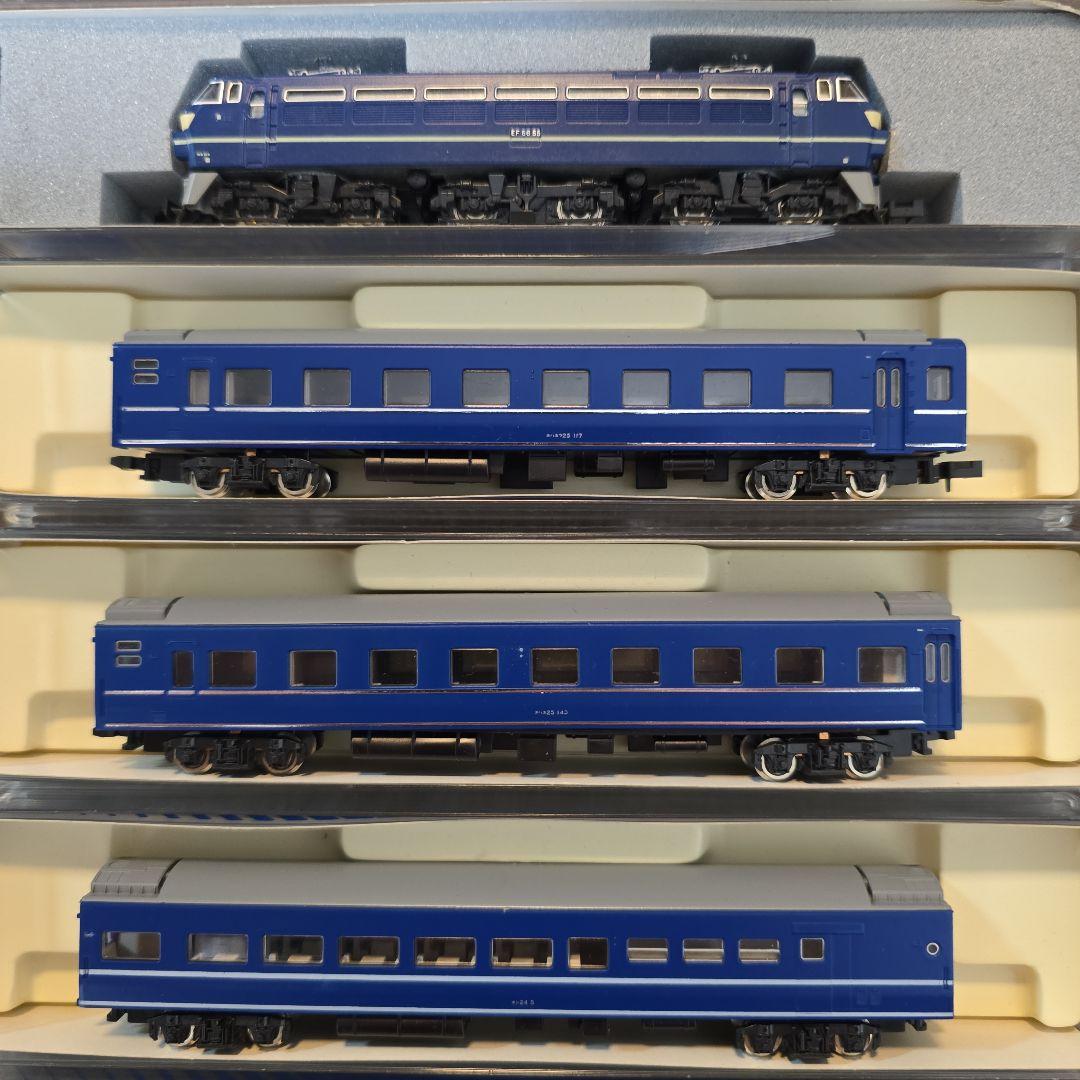 KATO Nゲージ EF66＋24系25形特急寝台客車 6両 ブルートレイン - メルカリ