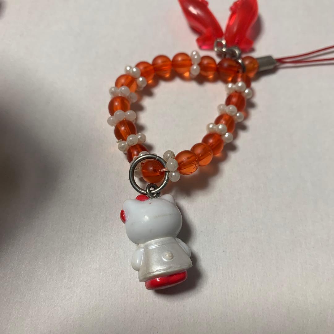 ハローキティ 横浜限定 根付け ストラップ 3個セット - メルカリ