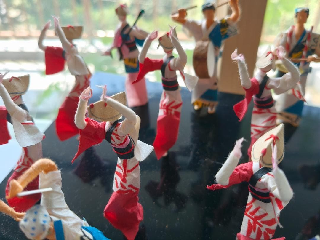 旅柱様専用 徳島 和紙ミニチュア 阿波おどり 和紙人形 20体以上 精巧