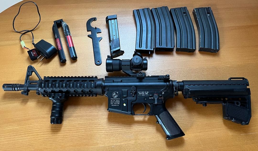 TOKYO MARUI電動ガン M4A1 W346074 Tokyo Marui M4A1 Carbine MWS ZET System Gas Blowback Airsoft Rifle