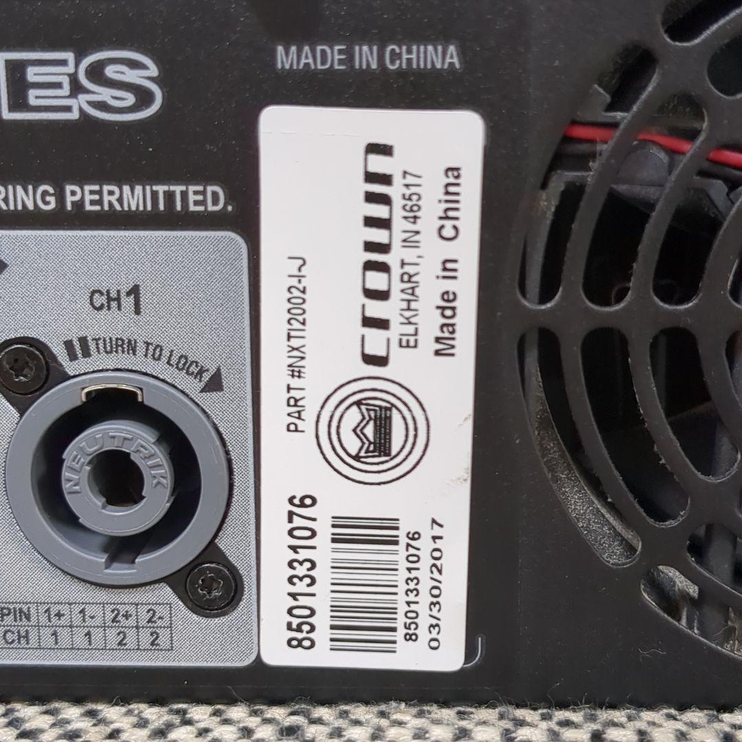 Amcron パワーアンプ XTi4002 XTi2002